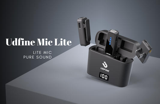 Udfine Mic Lite: Wireless Microphone for Clear Sound